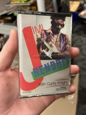 NOS  Jimi Hendrix With Curtis Knight  Sealed Cassette Tape Very Rare Hard 2 1984 - Image 1 of 3