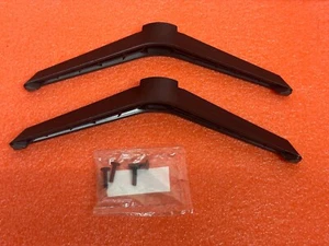 Vizio D40F-J09 BASE STAND LEGS  pair set (with 4 screws) PC+ABS FR(40) *21 - Picture 1 of 7
