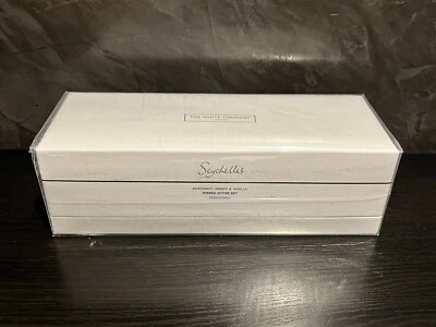 The White Company Set Of Seychelles Ribbed Votive Candles, 3x 85g BNIB & Sealed - Image 1 of 4