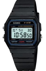 New Genuine Casio F91W digital watch with box RRP$69 water resist Extra Battery! - Picture 1 of 3
