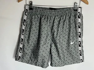 Nike Training Shorts Sportswear Repeat Print | Men's | Grey/White | Medium - Picture 1 of 12