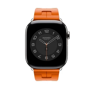 Apple Watch Hermès Series 8 – 41mm • GPS • LTE – Stainless Steel with Sport Band - Picture 1 of 22