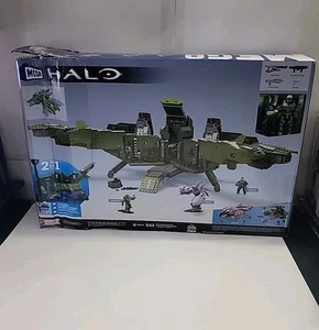 MEGA Construx HALO Infinite 2-IN-1 PELICAN INBOUND UNSC Construction BOX DAMAGE - Picture 1 of 5