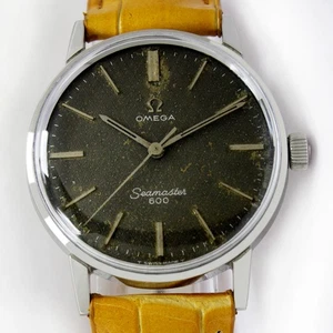 Vintage Omega Seamaster 600 Rare Original Tropical Dial 34mm Men Watch C.1964 - Bild 1 von 11