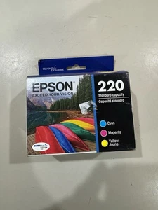 Cartuchos de tinta magenta Epson 220 color cian amarillo caducados 2019 - Imagen 1 de 4