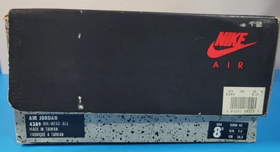 SOLO EN CAJA Nike Air Jordan 6 Vintage OG 1991 Blanco/Infrarrojo-Negro 4389 Talla 8.5 Foto 1 de 4