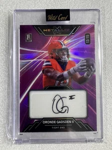 Oronde Gadsden II-TE-RC-Los Angeles 13/15•2025 WC Metallix-Pro-Look FB Edition - Picture 1 of 2