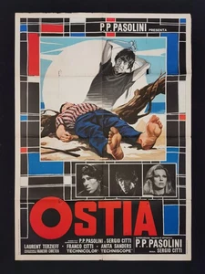 OSTIA Plakat Poster Sergio Citti Franco Laurent Terzieff Ninetto Davoli 92 - Bild 1 von 2