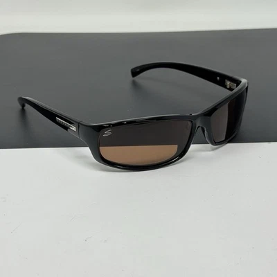 Gafas de sol fotocromáticas polarizadas con lentes de vidrio con marco negro Serengeti Ronan 7275 Foto 1 de 4