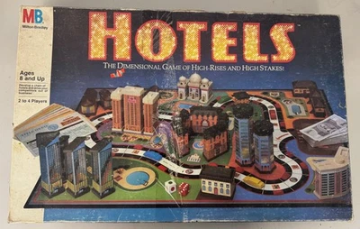 Juego de mesa Milton Bradley HOTELS 1987 - casi completo, faltan cartas de escritura Foto 1 de 4