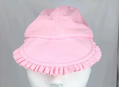 Carter's Just One You® Bebé Niñas Sólido Sol Sombrero Cuello Protector Volantes Rosa 12-18 M Foto 1 de 4