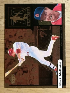Upper Deck Ovation ReMarkable Moments 1999 #M10 Mark McGwire/HR 50 - Imagen 1 de 2