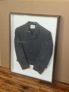 Vintage 1938 Henry Fonda Actor Screen Worn Blockade Film Coat Jacket Framed - Picture 1 of 12