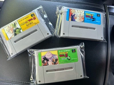 Nintendo Super Famicom Dragon Ball Z Butouden 1 2 3 Lot Japan SFC Games - Image 1 of 2