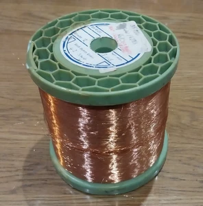 Solid Synthetic Enamelled Copper Wire 43SWG 19AWG - 3.2kg - Picture 1 of 2