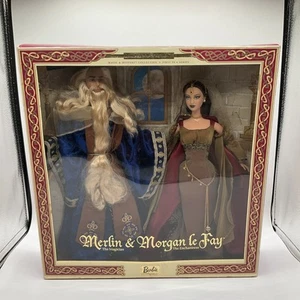 Merlin & Morgan Le Fay Magic & Mystery Collection Ken & Barbie Collectible Dolls - Picture 1 of 9