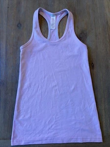 ivivva by lululemon size 8 Tank Top Style Pink Sports Bra Racer Back - Picture 1 of 5