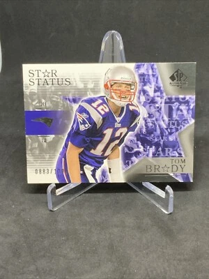 Tom Brady SP Authentic Star Status 0883/1200 - Image 1 of 2