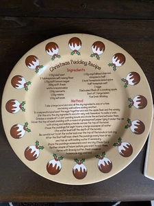 Premier Christmas Cake Plate And Server With Christmas Pudding Recipe - Picture 1 of 4