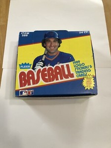1989 Fleer Cello Pack Box Of 24 Unopened Packs
