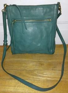 Fossil Emma Women's Ns Green Leather Crossbody Bag - Picture 1 of 21