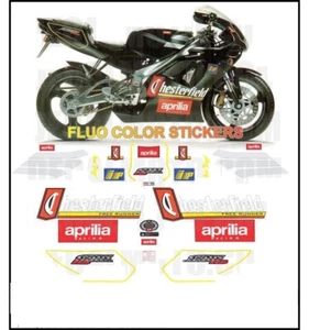 1995 RS 125 REPLICA CHESTER MAX BIAGGI STICKERS COMPATIBLE KIT - Picture 1 of 1