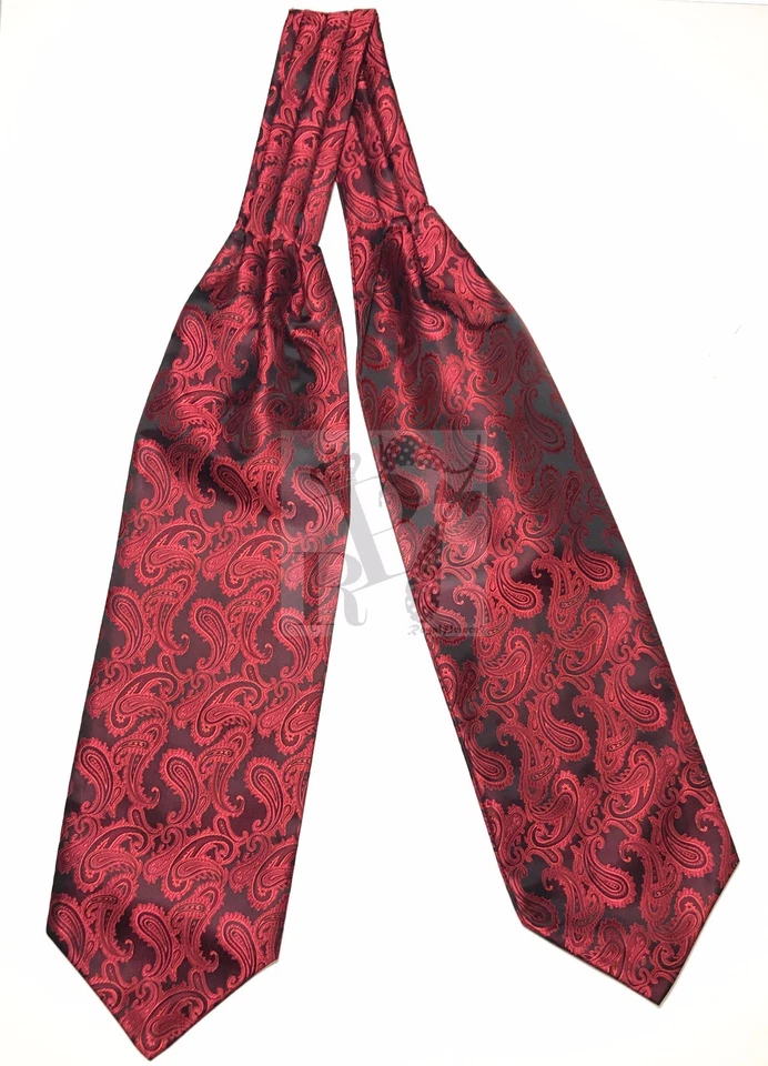 NUEVO HOMBRE Formal Italia Diseño Paisley ESTILO LIBRE ASCOT CORBATAS Boda Fiesta Baile de graduación Foto 1 de 1