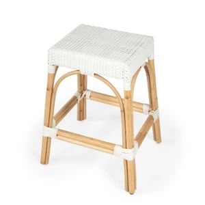 Butler Robias Counter Stool, Glossy White - 5513304 - Picture 1 of 1