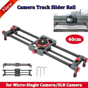 40cm SLR Camera Slider Motorized Track Dolly Slider Video Rail Camera Shooting - Picture 1 of 12
