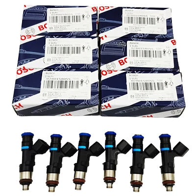 6X Inyectores de combustible Bosch 0280158055 para 06-10 Mustang Explorer Mazda 4,0 L V6 Foto 1 de 4