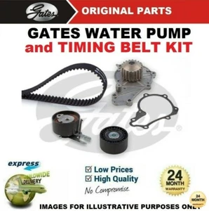 GATES WATER PUMP & TIMING BELT KIT for PEUGEOT 206 SW 1.6HDi 110 2004-> - Picture 1 of 8