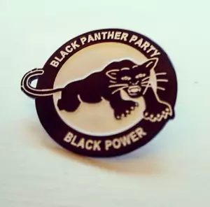 DISTINTIVO SPILLA SMALTO NERO - PANTERA NERA PARTITO SOCIALISTA POLITICO - Foto 1 di 1