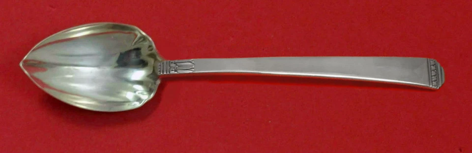 Cuchara de pomelo de plata esterlina acanalada hecha a medida 5 3/4" Regency by Lunt Foto 1 de 1