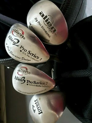 LW SW Pat Simmons Golf Lob Approach Sand Wedge Singles Alien 1 or Pro Series 3 - Image 1 of 4