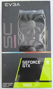 NVIDIA EVGA GeForce GTX 1660 SC ULTRA 6GB Graphics Card New Sealed Free Postage - Picture 1 of 10