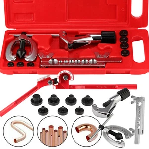 Set flangiatrice professionale set utensili flangiatura tubo freno flangiatura pinza piegatubi - Foto 1 di 19