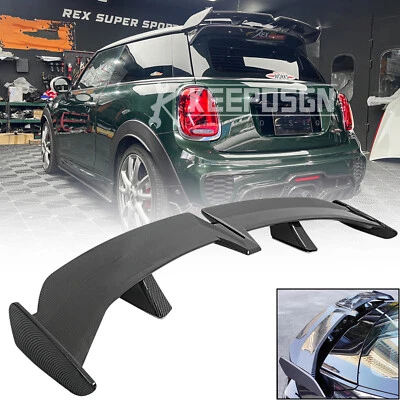 For Mini Cooper Hatchback 54" GT Rear Spoiler Wing Roof Spoiler Carbon Fiber Foto 1 de 4