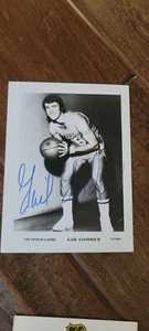 1972-73 GAIL GOODRICH SIGNED TEAM ISSUE PHOTO CARD LOS ANGELES LAKERS UCLA HOF - Picture 1 of 1