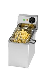 Gastro Friteuse 4 Liter Tisch Gastronomie Fritteuse Saro Profi Beistellfriteuse - Bild 1 von 1