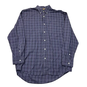 Timberland Shirt Long Sleeve Button Down Check Multcoloured Mens Small - Picture 1 of 8