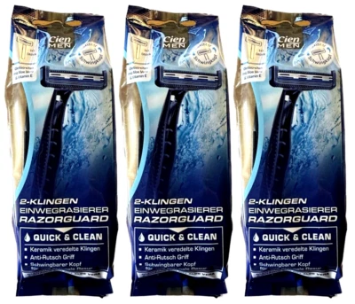 30 Einwegrasierer Cien Men Rasierer RAZORGUARD Herren mit 2-Klingen System