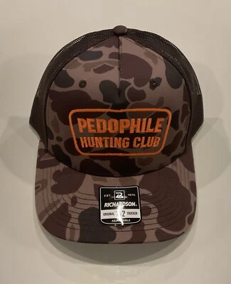 Hunting Hat Cap Pedophile Hunting Club NEW - Image 1 of 4