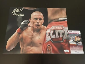 Georges St-Pierre signed photo 11X14 JSA COA autographed UFC Champion MMA - Picture 1 of 3
