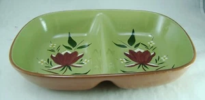 Stangl MAGNOLIA Divided Rectangular Vegetable Dish READ - Picture 1 of 5