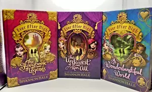 Lot of 3, Shannon Hale: Ever After High Hardcover Books, 1 2 3 girls books EUC - Picture 1 of 4