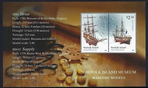 2021 Norfolk Island SG#1318 Museum Maritime Models mini sheet Mint MUH MNH - Picture 1 of 1