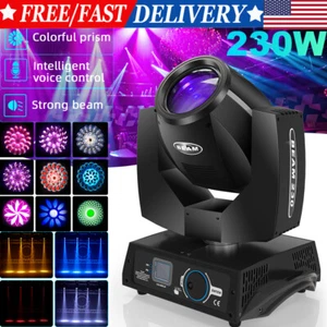7R 230W Zoom Beam Moving Head Light GOBO Beam Stage Lighting DMX Disco DJ Party - Picture 1 of 22
