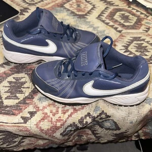 Nike Air Diamond Turf Blau Weiß Gr. 5 - Bild 1 von 4