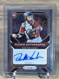 Autógrafos de novato Panini Prizm Daulton Varsho 2021 #RA-DV Toronto RC automático - Imagen 1 de 2