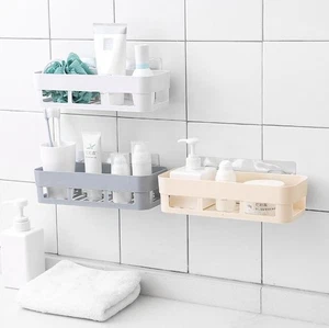 Scaffale bagno organizer doccia portaoggetti angolare per shampoo gel toilette - Foto 1 di 18